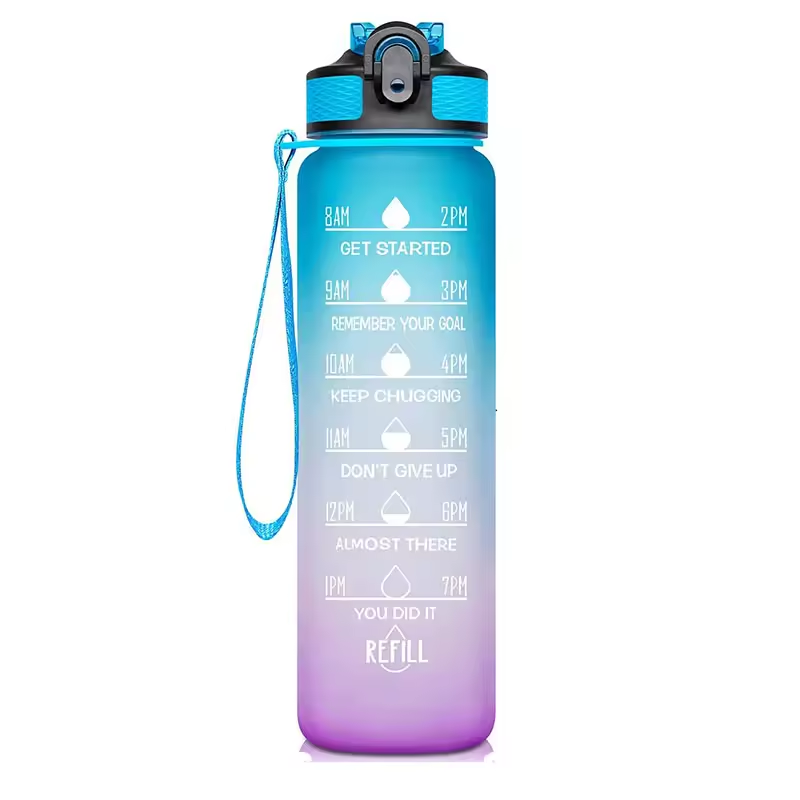 Water Bottle with Time Marker